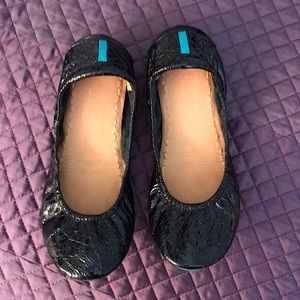 Authentic Black Patent Tieks, size 6